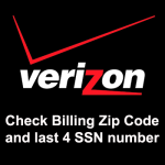 Check/Bypass Verizon iPhone Billing Zip Code and SSN number